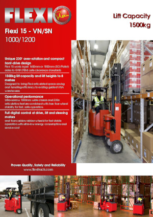 Viličari za uski prolaz Flexi 15VN