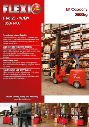 Viličari za uski prolaz Flexi 25W