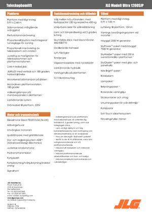 Teleskopska podizna platforma na gusjenicama JLG 1200SJP