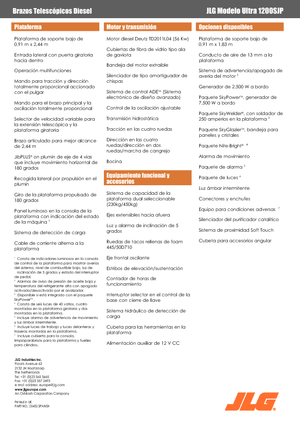 Teleskopska podizna platforma na gusjenicama JLG 1200SJP