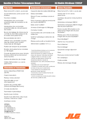 Teleskopska podizna platforma na gusjenicama JLG 1200SJP