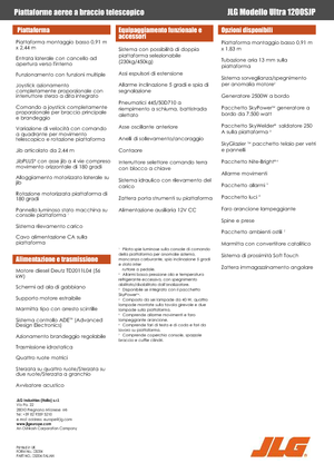 Teleskopska podizna platforma na gusjenicama JLG 1200SJP