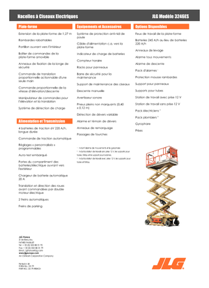 Dizalice na škare na kotačima JLG 3246ES