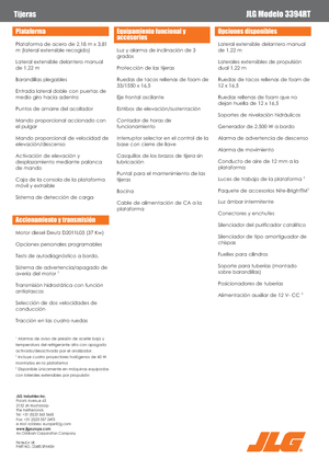 Dizalice na škare na kotačima JLG 3394RT