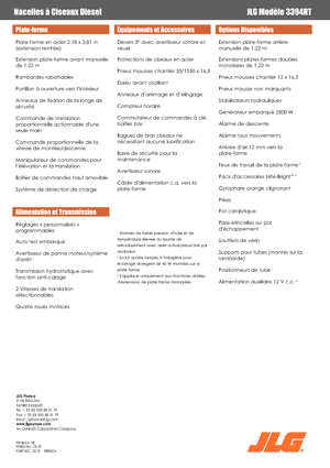 Dizalice na škare na kotačima JLG 3394RT