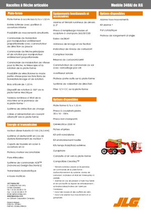 Zglobna podizna platforma na kotačima JLG 340AJ