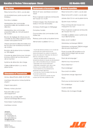 Teleskopska podizna platforma na gusjenicama JLG 400 S