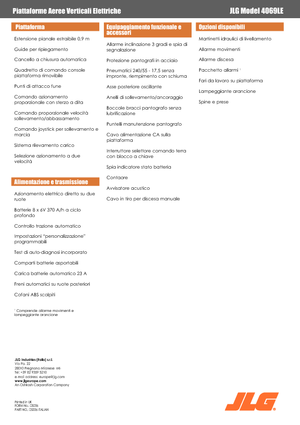 Dizalice na škare na kotačima JLG 4069LE