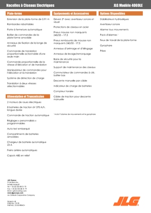 Dizalice na škare na kotačima JLG 4069LE