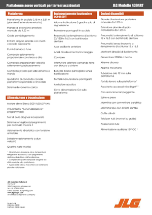 Dizalice na škare na kotačima JLG 4394RT