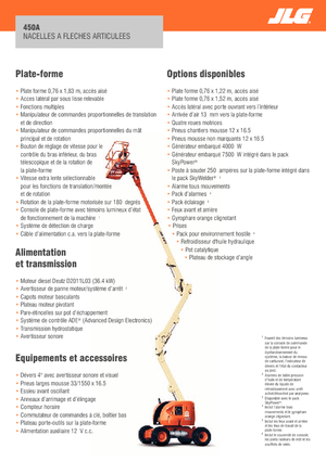 Zglobna podizna platforma na kotačima JLG 450A Serie II