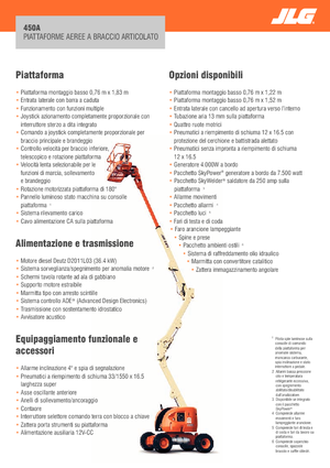 Zglobna podizna platforma na kotačima JLG 450A Serie II