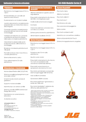 Zglobna podizna platforma na kotačima JLG 450A Serie II