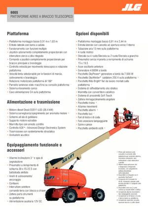 Teleskopska podizna platforma na gusjenicama JLG 600S