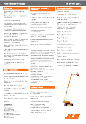 Teleskopska podizna platforma na gusjenicama JLG 660 SJ