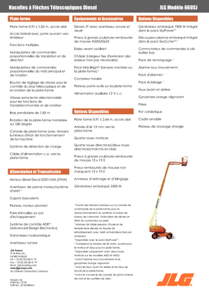 Teleskopska podizna platforma na gusjenicama JLG 660 SJ