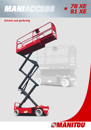 Dizalice na škare na kotačima Manitou 81 XE