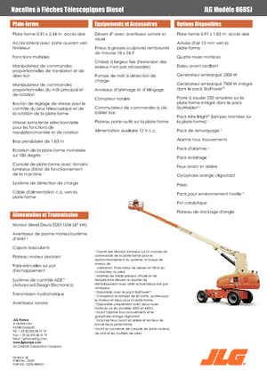 Teleskopska podizna platforma na gusjenicama JLG 860SJ