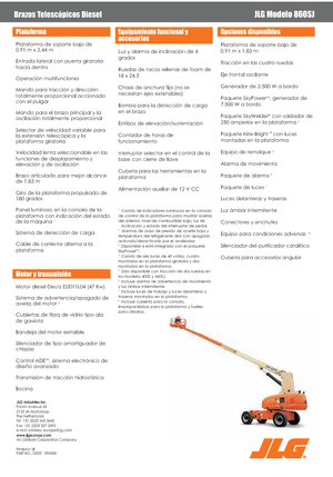 Teleskopska podizna platforma na gusjenicama JLG 860SJ