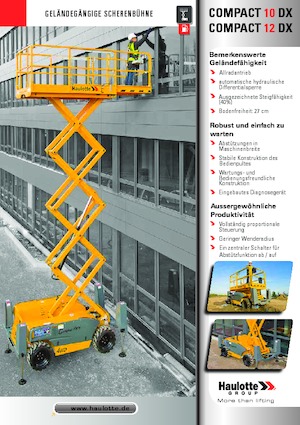 Dizalice na škare na kotačima Haulotte Compact 10 DX