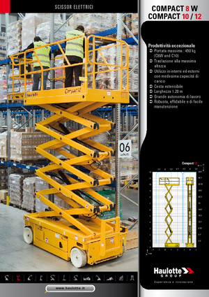 Dizalice na škare na kotačima Haulotte Compact 10