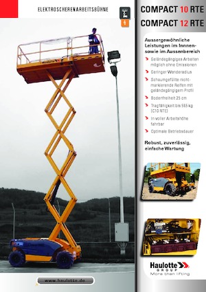 Dizalice na škare na kotačima Haulotte Compact 10 RTE