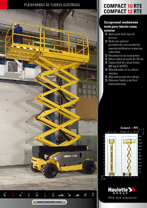 Dizalice na škare na kotačima Haulotte Compact 10 RTE