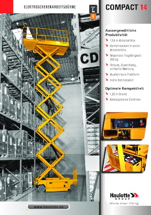 Dizalice na škare na kotačima Haulotte Compact 14