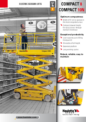 Dizalice na škare na kotačima Haulotte Compact 10N