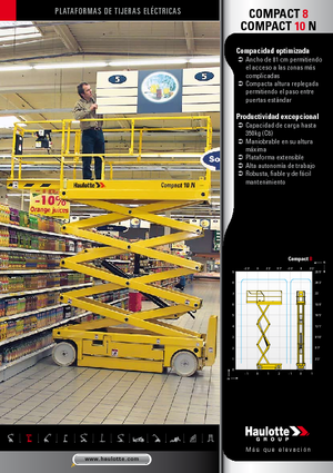 Dizalice na škare na kotačima Haulotte Compact 10N
