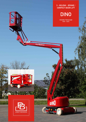 Zglobna podizna platforma na kotačima PB DINO 112 II