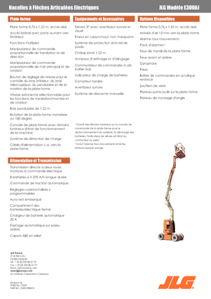 Zglobna podizna platforma na kotačima JLG E300AJ