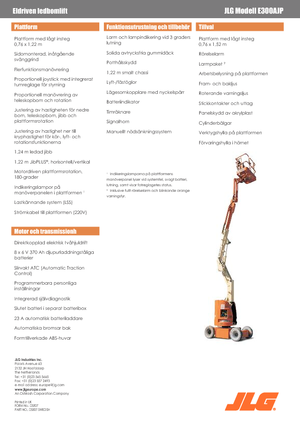 Zglobna podizna platforma na kotačima JLG E300AJP