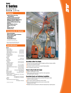 Zglobna podizna platforma na kotačima JLG E400AJP