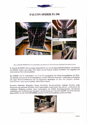 Teleskopska podizna platforma na gusjenicama Worldlift Industries AS - Rothlehner FS 290