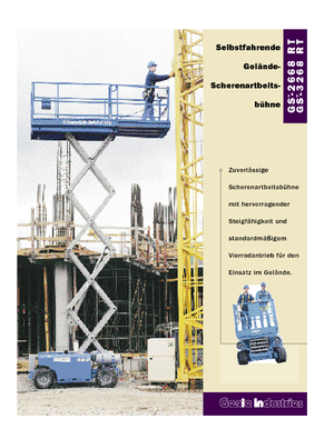 Dizalice na škare na kotačima Genie GS-3268 RT