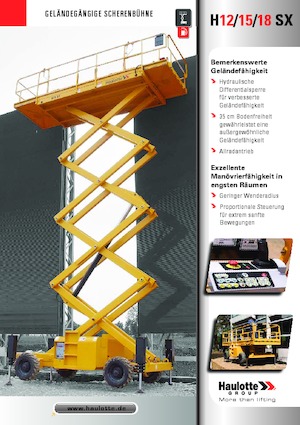 Dizalice na škare na kotačima Haulotte H18 SX