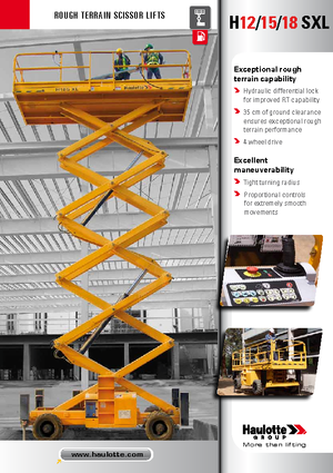 Dizalice na škare na kotačima Haulotte H18 SXL