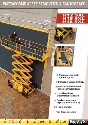 Dizalice na škare na kotačima Haulotte H18 SXL