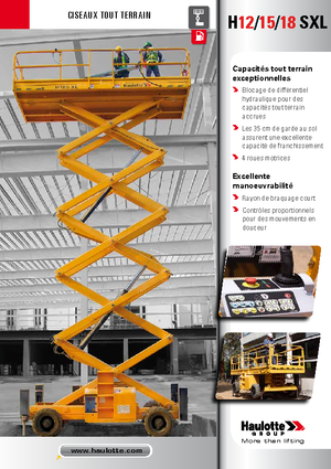Dizalice na škare na kotačima Haulotte H18 SXL