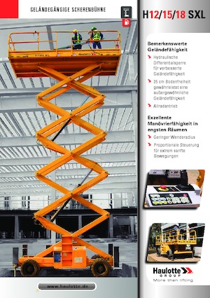 Dizalice na škare na kotačima Haulotte H18 SXL