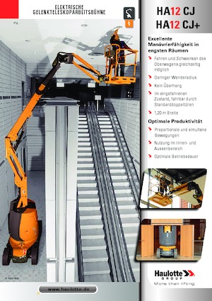 Zglobna podizna platforma na kotačima Haulotte HA12 CJ