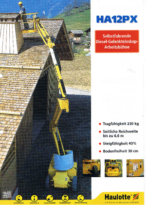 Zglobna podizna platforma na kotačima Haulotte HA 12 PX