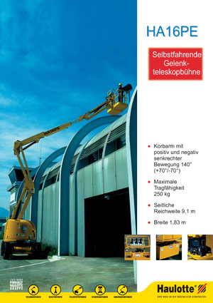 Zglobna podizna platforma na kotačima Haulotte HA 16 PE