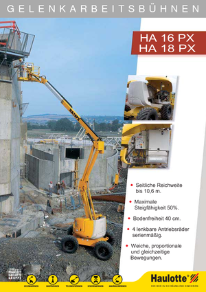 Zglobna podizna platforma na kotačima Haulotte HA 16 PX