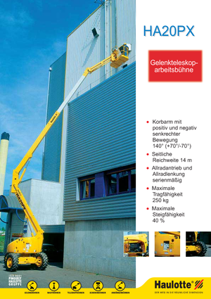 Zglobna podizna platforma na kotačima Haulotte HA 20 PX