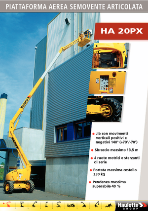 Zglobna podizna platforma na kotačima Haulotte HA 20 PX