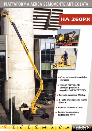 Zglobna podizna platforma na kotačima Haulotte HA260 PX
