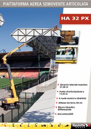 Zglobna podizna platforma na kotačima Haulotte HA 32 PX