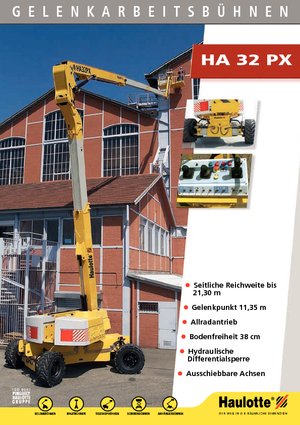 Zglobna podizna platforma na kotačima Haulotte HA 32 PX